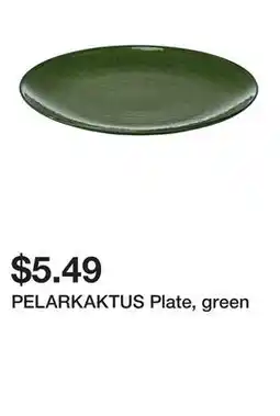 Ikea PELARKAKTUS Plate, green offer