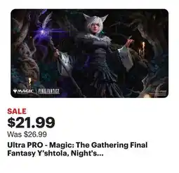 Best Buy Ultra PRO - Magic: The Gathering Final Fantasy Y'shtola, Night's Blessed (Commander) Playmat offer