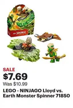 Best Buy LEGO - NINJAGO Lloyd vs. Earth Monster Spinner 71850 offer