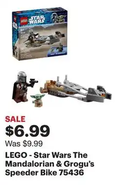 Best Buy LEGO - Star Wars The Mandalorian & Grogu's Speeder Bike 75436 offer
