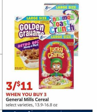 Fareway General Mills Cereal offer