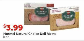 Fareway Hormel Natural Choice Deli Meats offer