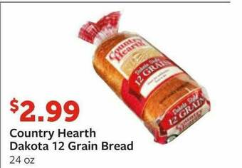 Fareway Country Hearth Dakota 12 Grain Bread offer