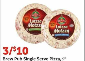Fareway Brew Pub Single Serve Pizza offer