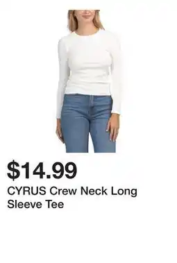 Marshalls CYRUS Crew Neck Long Sleeve Tee offer