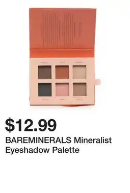 Marshalls BAREMINERALS Mineralist Eyeshadow Palette offer