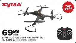 Mills Fleet Farm Syma Foldable Drone with Motorized HD Camera offer