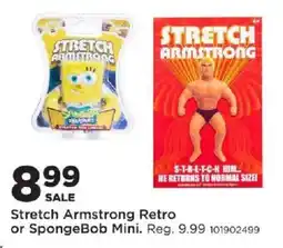 Mills Fleet Farm Stretch Armstrong Retro or SpongeBob Mini offer