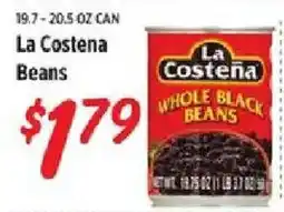Rouses La Costena whole black beans offer