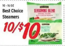 Rouses Best Choice Steamers offer