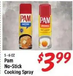 Rouses Pam No-Stick Cooking Spray offer