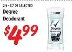 Rouses Degree deodorant offer