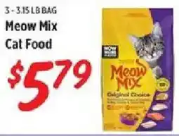Rouses Meow Mix Cat Food offer