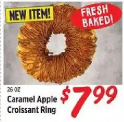 Rouses Caramel Apple Croissant Ring offer