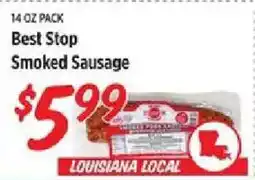 Rouses Best Stop Smoked Sausage offer