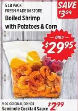 Rouses Boiled Shrimp with Potatoes & Corn offer