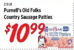 Rouses Purnell's Old Folks Country Sausage Patties offer