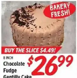 Rouses Chocolate Fudge Gentilly Cake offer