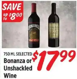 Rouses Bonanza or Unshackled Wine offer