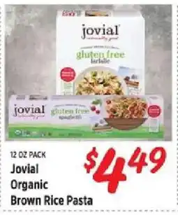 Rouses Jovial Organic Brown Rice Pasta offer