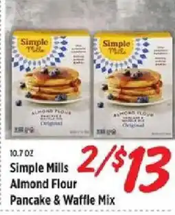 Rouses Simple Mills Almond Flour Pancake & Waffle Mix offer