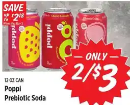 Rouses Poppi Prebiotic Soda offer