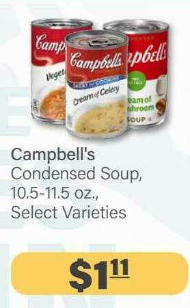 Commissary Campbell's Condensed Soup offer