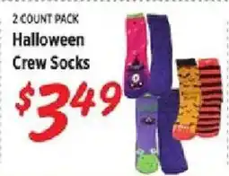 Rouses Halloween Crew Socks offer