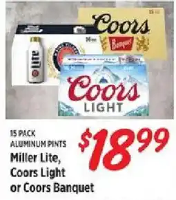 Rouses Miller Lite, Coors Light or Coors Banquet offer