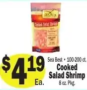 Sellers Bros Sea Best Cooked Salad Shrimp offer