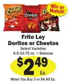 Sellers Bros Frito Lay Doritos or Cheetos offer