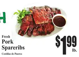 Baja Ranch Fresh Pork Spareribs offer