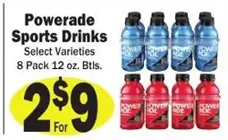 Sellers Bros Powerade Sports Drinks offer