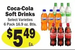Coca-Cola soft drinks
