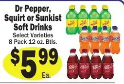 Sellers Bros Dr Pepper, Squirt or Sunkist Soft Drinks offer