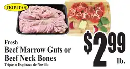 Baja Ranch Tripitas Fresh Beef Marrow Guts or Beef Neck Bones offer