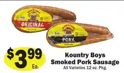 Sellers Bros Kountry Boys Smoked Pork Sausage offer