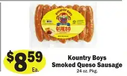 Sellers Bros Kountry Boys Smoked Queso Sausage offer