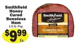 Sellers Bros Smithfield Anytime Honey Cured Boneless Ham offer