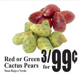Baja Ranch Red or Green Cactus Pears offer