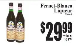 Baja Ranch Fernet-Branca Liqueur offer
