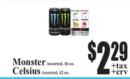 Baja Ranch Monster Celsius Assorted offer