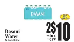 Baja Ranch Dasani Water offer