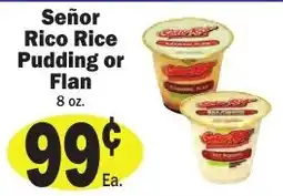Sellers Bros Señor Rico Rice Pudding or Flan offer