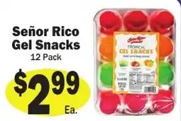 Sellers Bros Señor Rico gel snacks offer