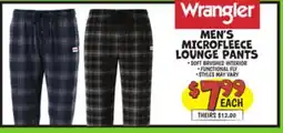 Ollie's MEN'S MICROFLEECE LOUNGE PANTS offer