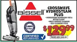 Ollie's BISSELL CROSSWAVE HYDROSTEAM PLUS offer
