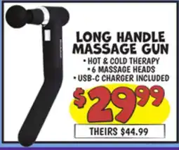 Ollie's LONG HANDLE MASSAGE GUN offer