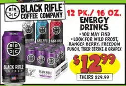 Ollie's BLACK RIFLE COFFEE COMPANY ENERGY DRINKS offer