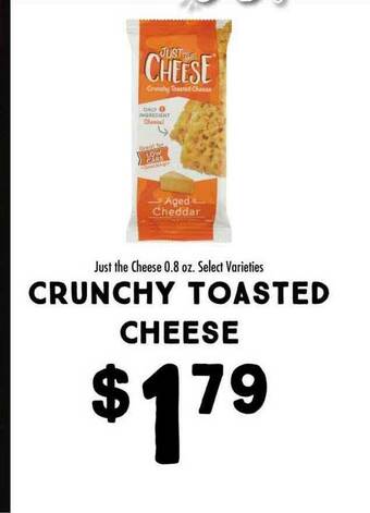 Maceys Just The Cheese 0.8 Oz Crunchy Toasted Cheese offer